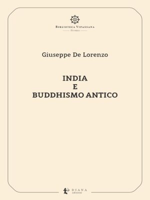cover image of India e buddhismo antico